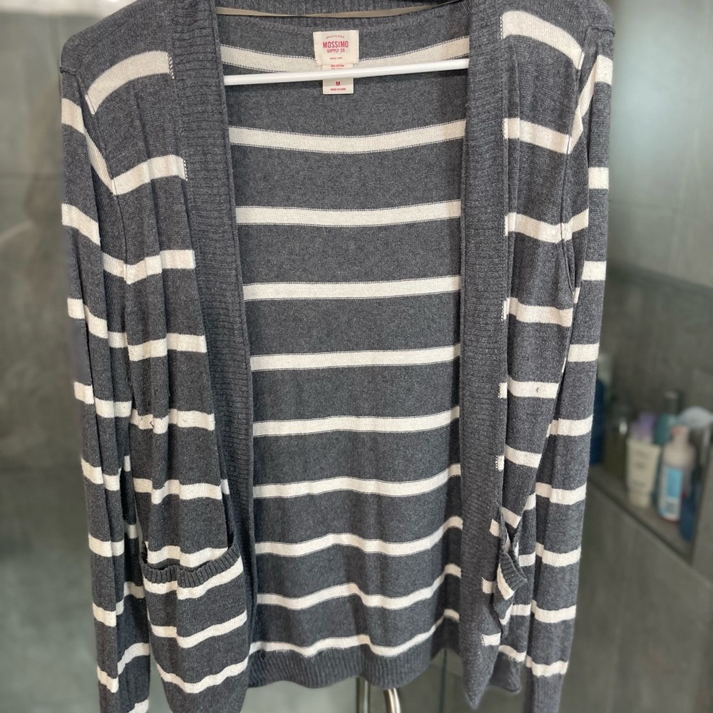 Striped cardigan
